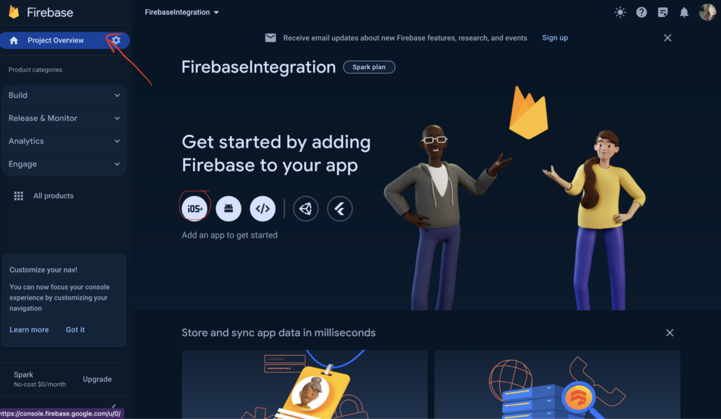 Build iOS Apps with Firebase integration